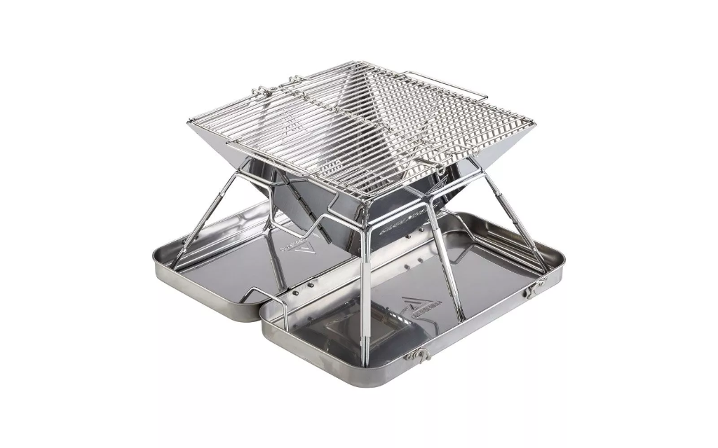 [266007] Barbecue, acier inoxydable, Eldfell Grill M Groenberg