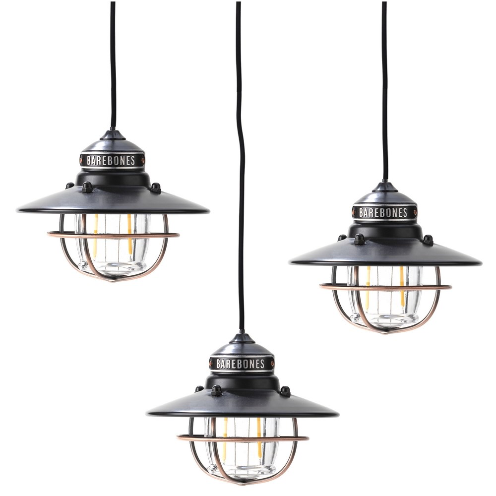 [LIV-265] 3-Laternen Guirlande Edison Bronze USB Barebones