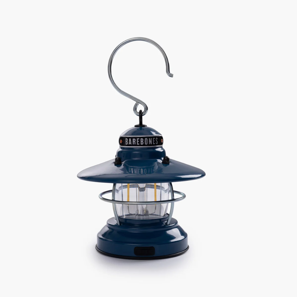 [LIV-171] Mini Laterne Edison Ocean Blue Barebones
