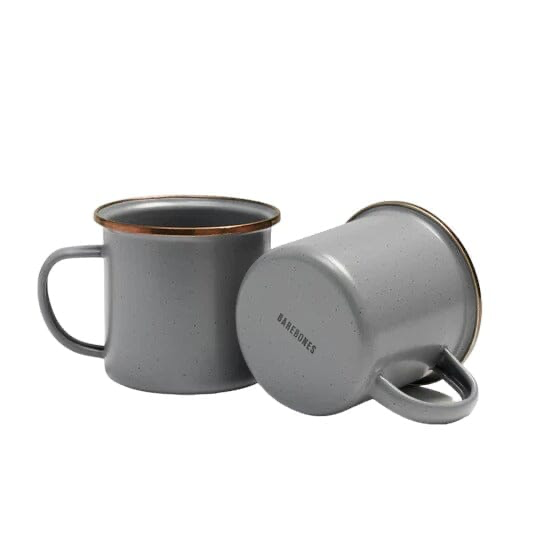 [CKW-356] Tassen aus Emaille, 2er Set, Barebones
